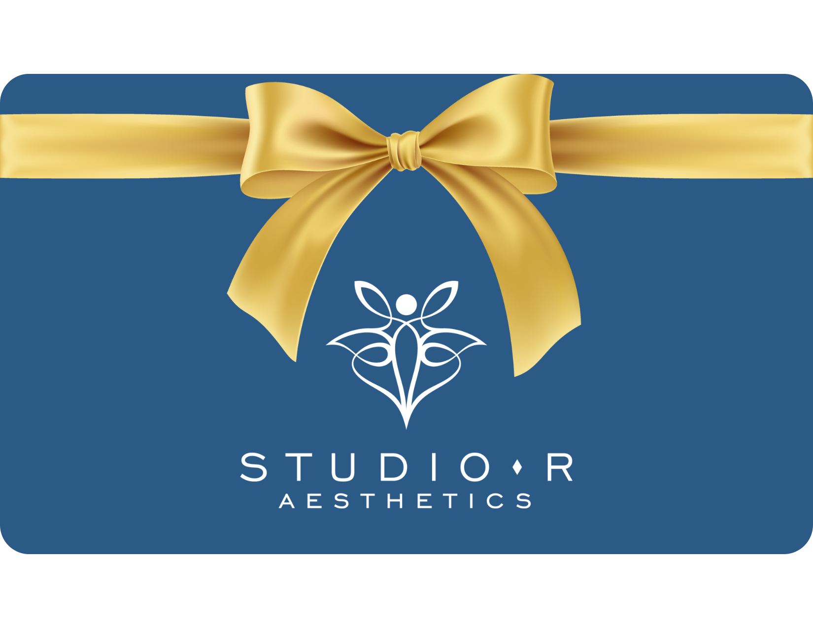 Aesthetics gift card with decorative design